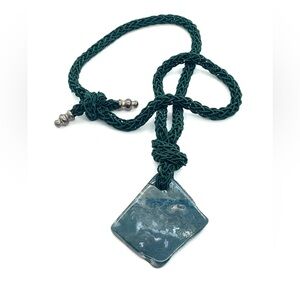 Natural Moss Agate Necklace